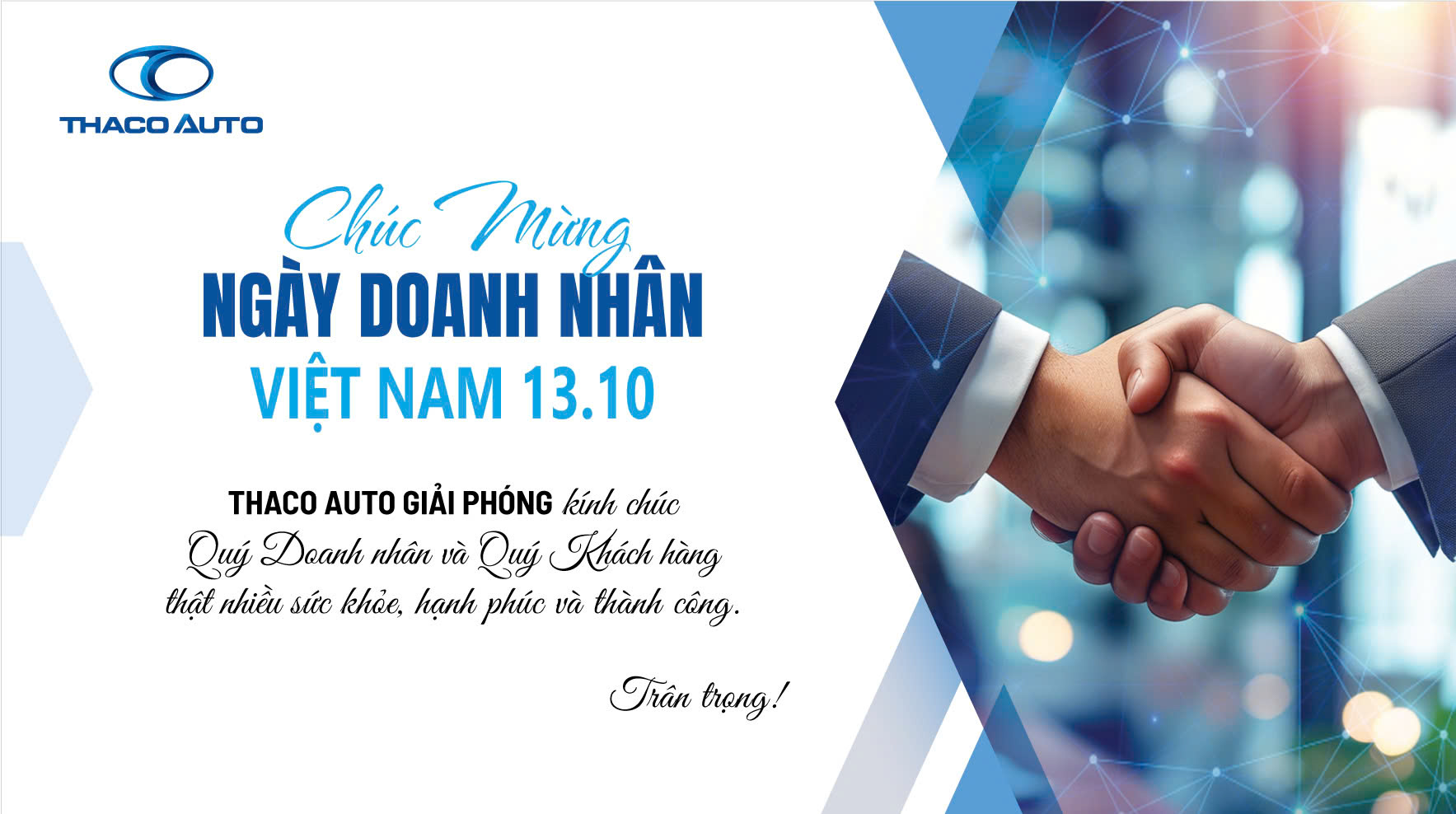 THACO AUTO Giải Phóng chúc mừng ngày Doanh nhân Việt Nam