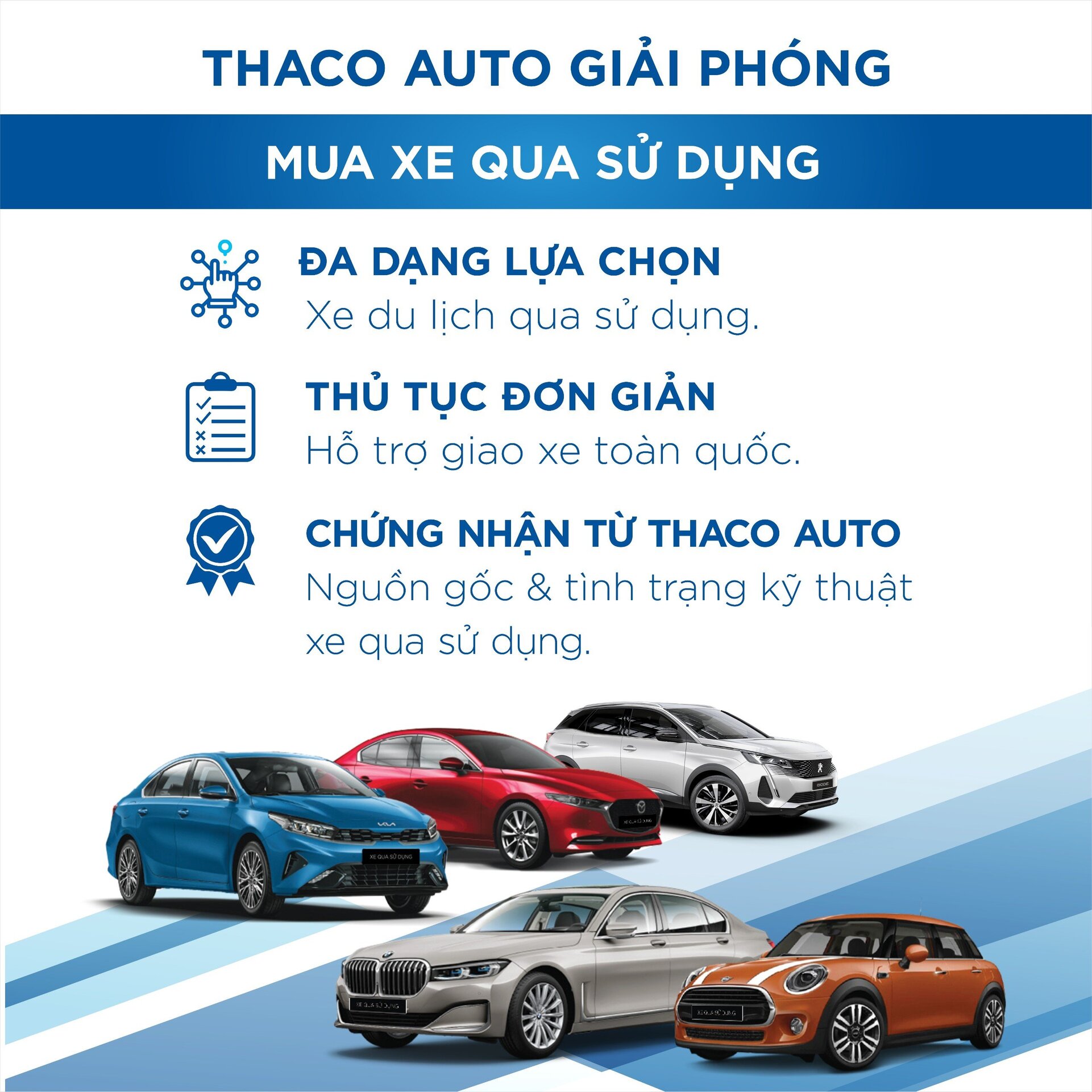 THACO AUTO GIẢI PHÓNG - GIẢI PHÁP ĐỔI XE & KINH DOANH XE QUA SỬ DỤNG