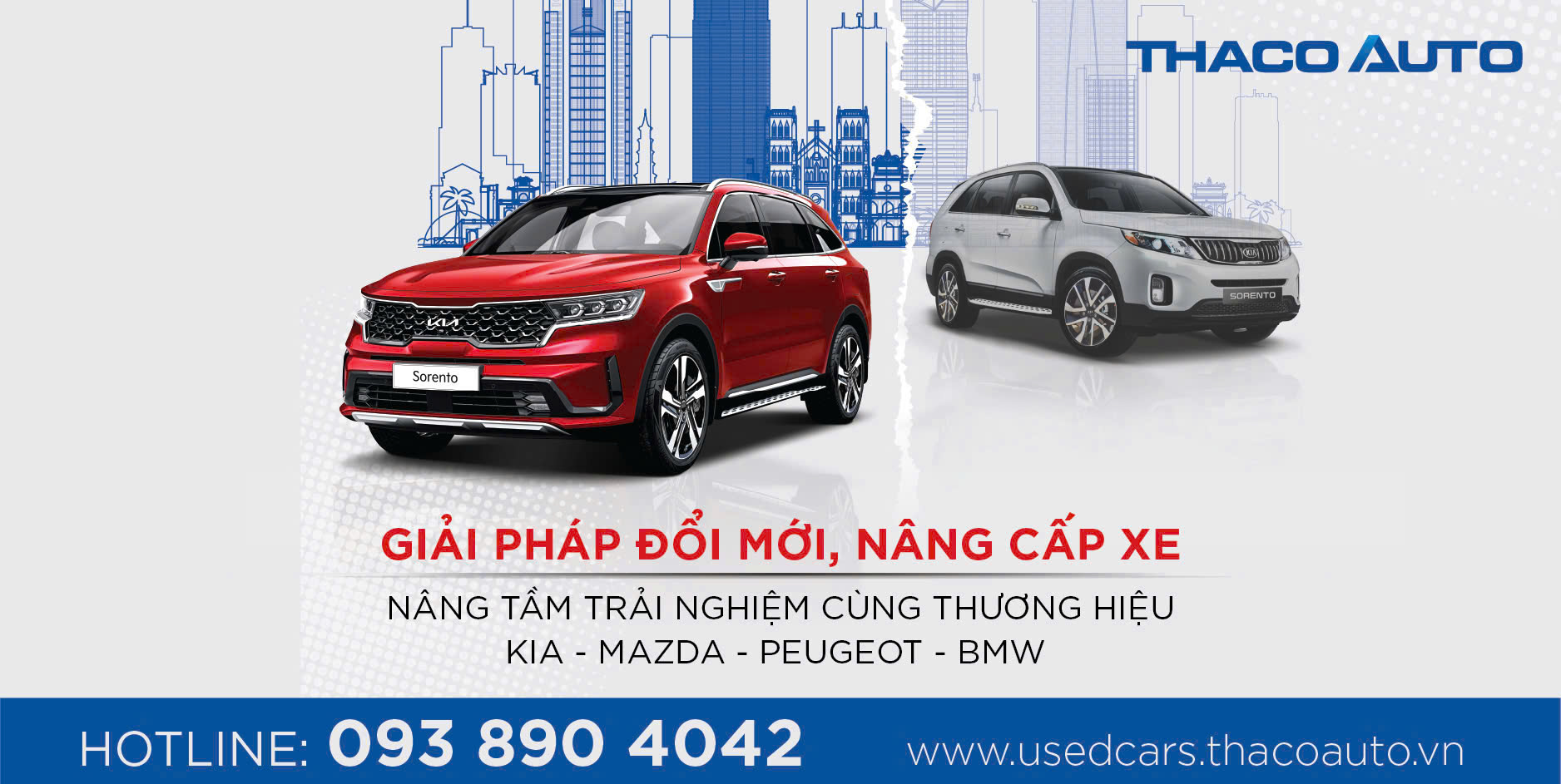 Đổi xe mới cùng THACO AUTO Giải Phóng - Đa dạng thương hiệu, nâng tầm trải nghiệm